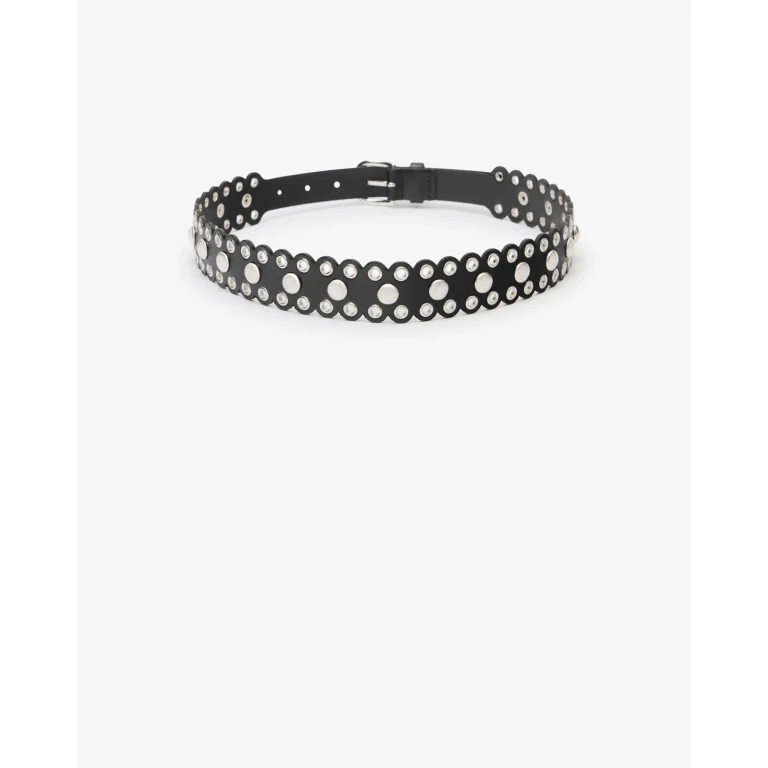 Zalla Gürtel Schwarz/Silber 75