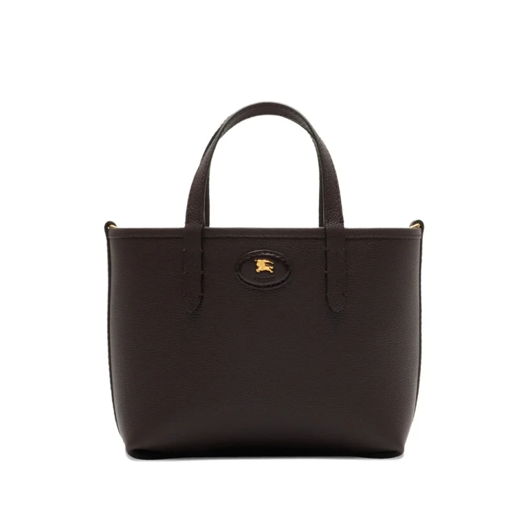 Brown Check Tote Bag