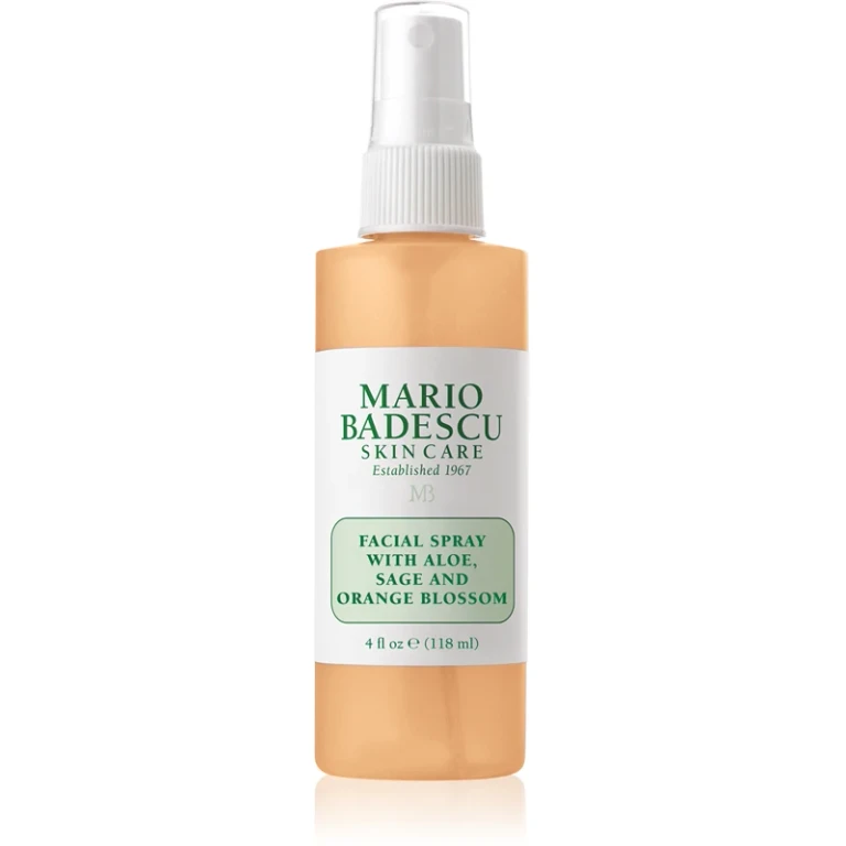 Energizing and hydrating facial spray with Aloe, Sage and Orange Blossom 118 ml