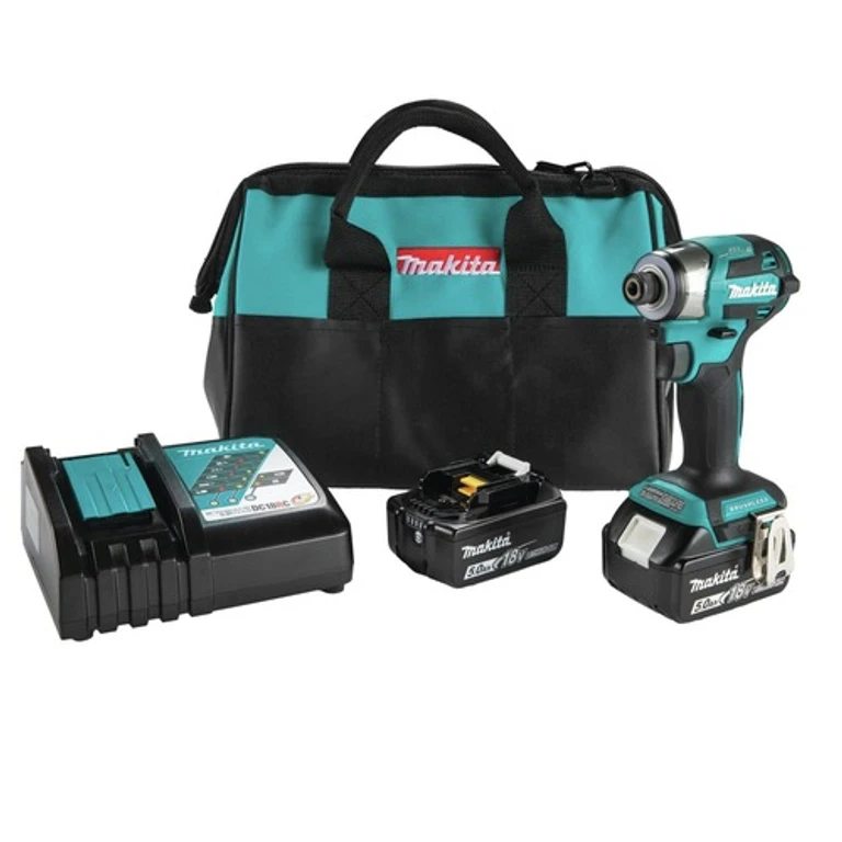 18V LXT Brushless Lithium‑Ion Cordless Quick‑Shift Mode 4‑Speed Impact Driver Kit with 2 Batteries (5 Ah)