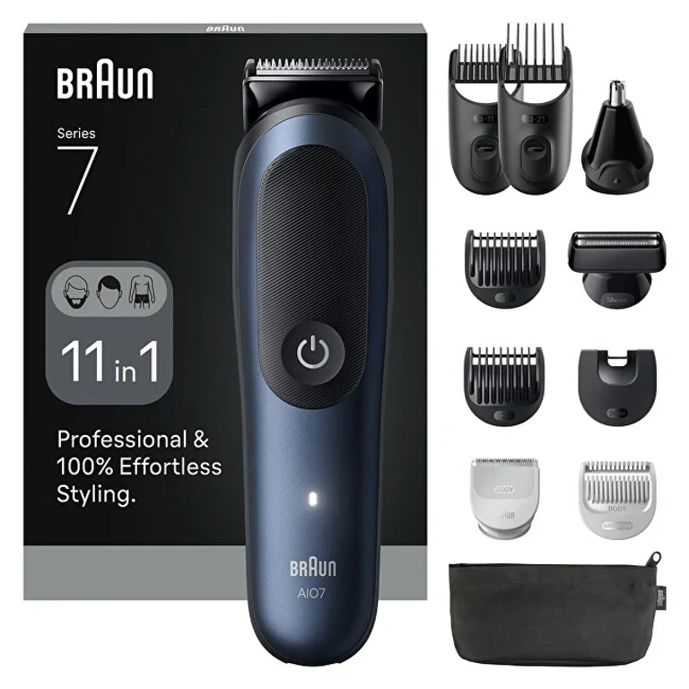 11 In 1 Multifunction Hair Clipper Series 7 Aio7540 Dark Blue