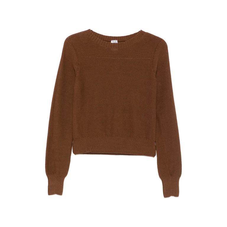Ribbed-trim Sweater