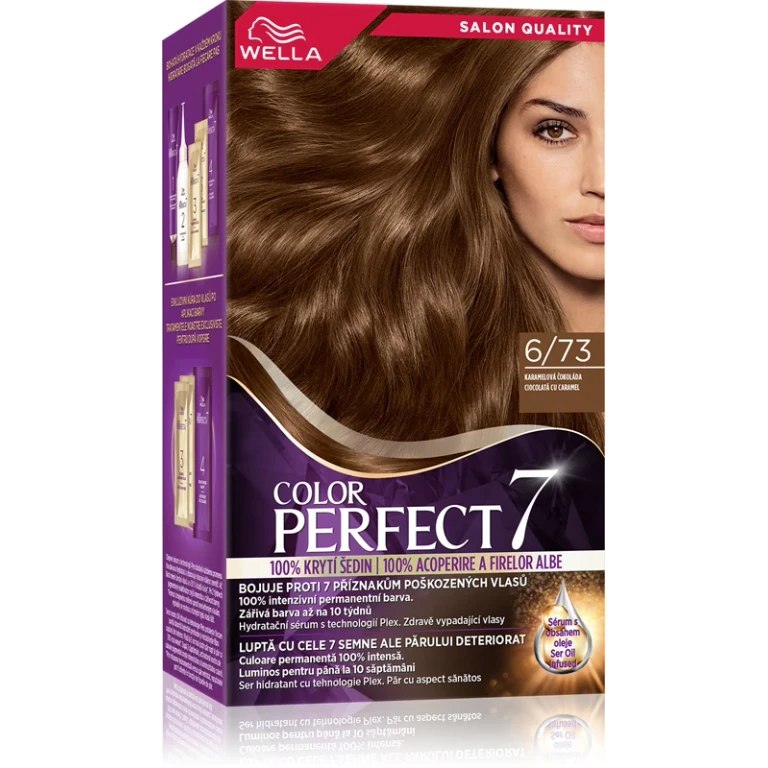Color Perfect hair dye color 6/73 Toffee Chocolate