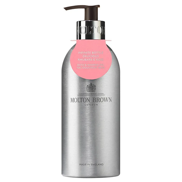 Shower Gel Infinite Bottle Delicious Rhubarb and Rose (Shower Gel) 400 ml