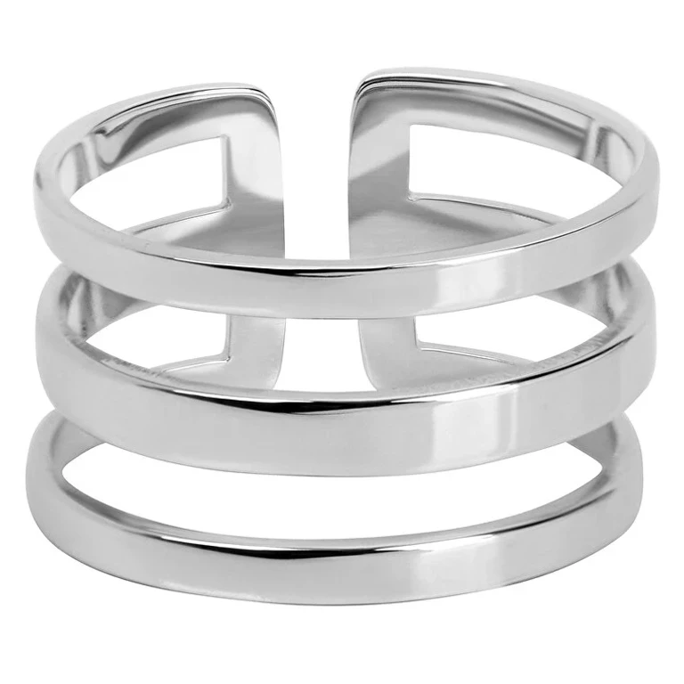 Elegante Triple Ring in Stainless Steel 2305