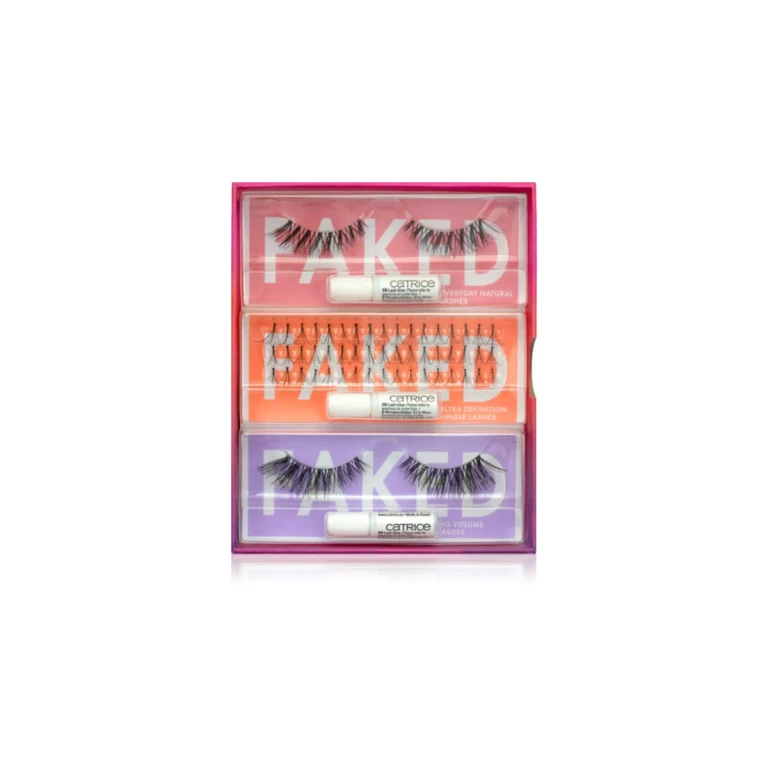 Faked false eyelashes value pack 3×2 pieces