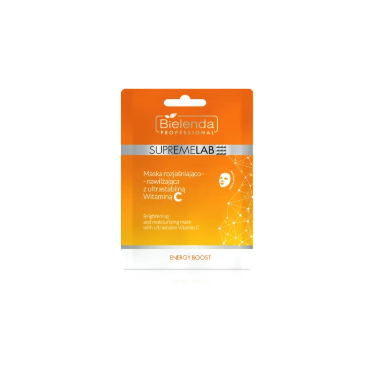 Supremelab Energy Boost Brightening Face Mask in Fabric with Vitamin C