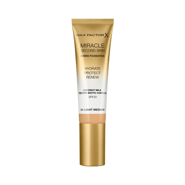 Miracle Second Skin Hybrid Foundation SPF20 04 Light Medium 30 ml