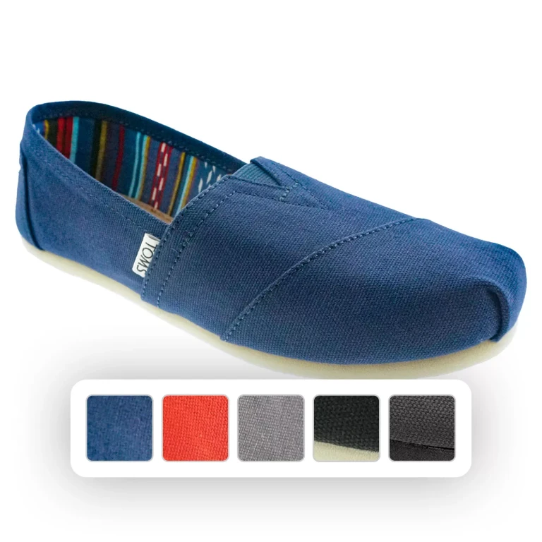 Ladies Classic Canvas Shoe, Ash, Size 6:- Ash, 6