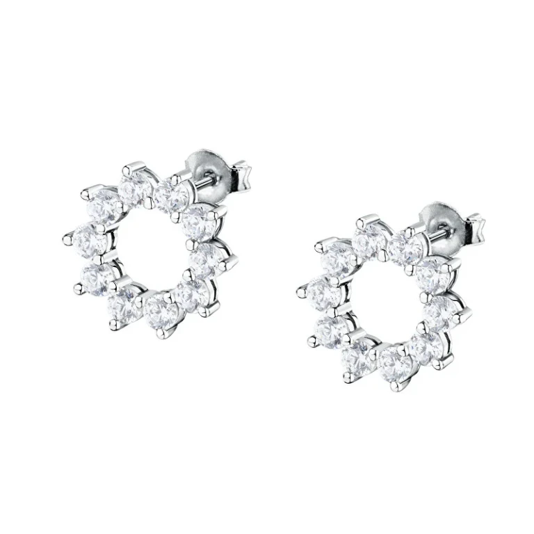 Silver Earrings with Cubic Zirconia Tesori Saiw263