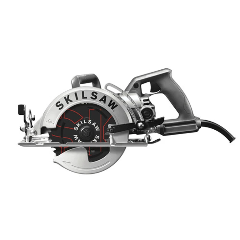 SPT77W-01 7-1/4 in. Aluminum Worm Drive Circular Saw with Carbide Blade