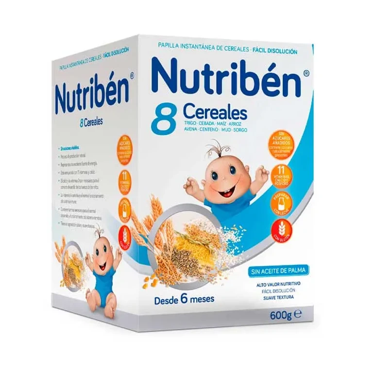 Nutribén 8 Grain Cereal Porridge 600 g