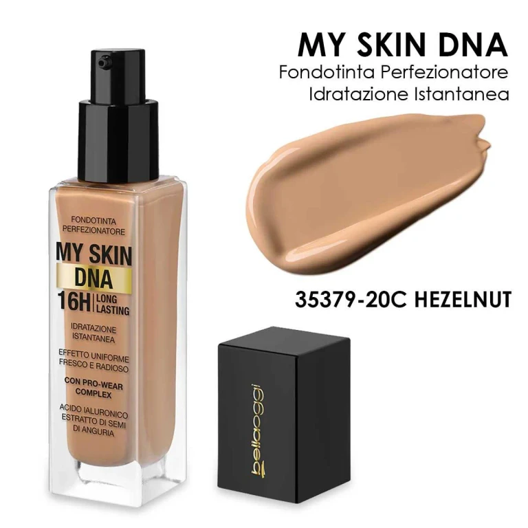 My Skin Dna Long Lasting Foundation 16H Hezelnut