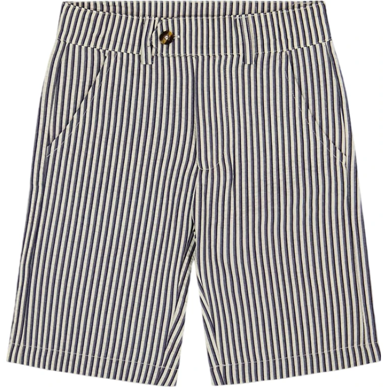 Striped Slant Pocket Bermuda Shorts - Big Boy