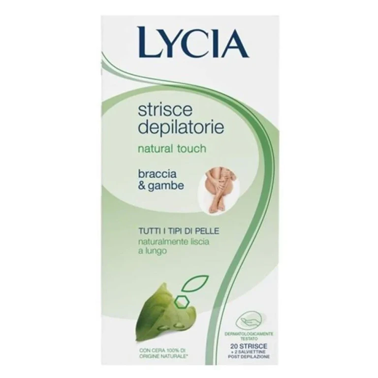 Natural Touch Depilatory Strips All Skin Types Arms & Legs 20 Strips