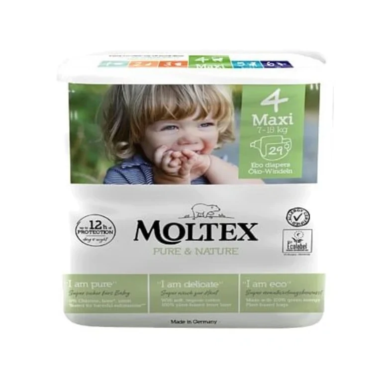 Pure & Nature Maxi size 4 ECO disposable diapers 7-14 kg 29 pieces