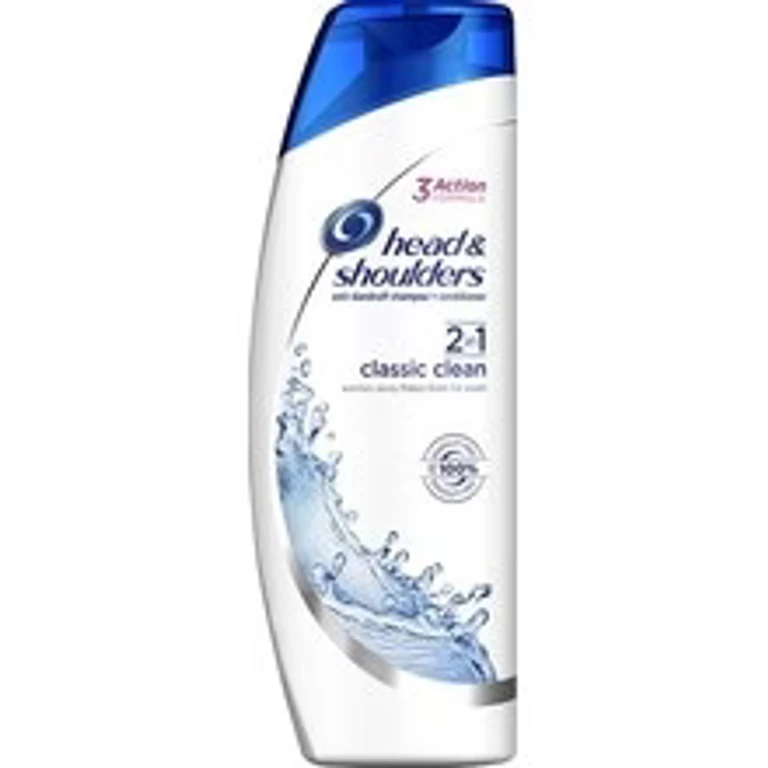 Classic Anti-Dandruff Shampoo and Conditioner Clean - 2 in 1 Anti-Dandruff Shampoo and Conditioner 400 ml