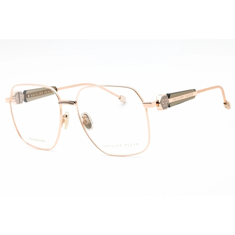 Ladies Gold Tone Rectangular Eyeglass Frames VPP126S