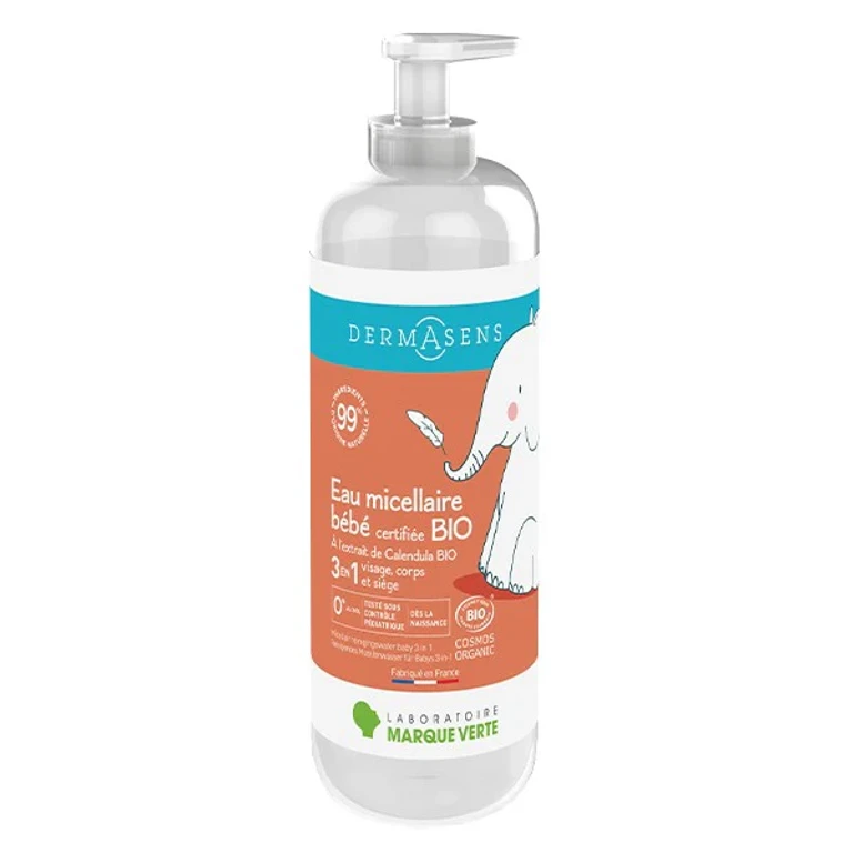 Micellar cleansing water for organic children 3 in 1500ml