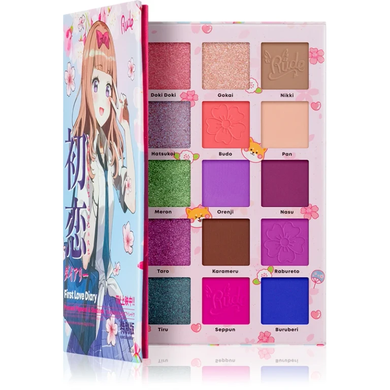 Manga Collection Pigments & Shadows Eyeshadow Palette Color First Love Diary 22 g