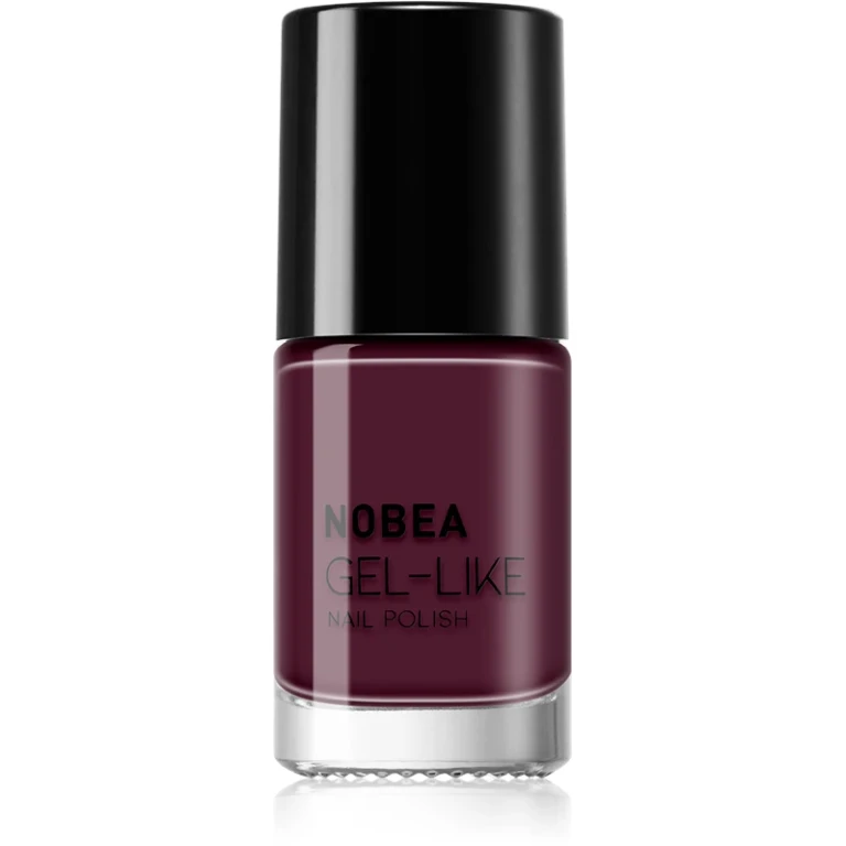 Day-to-Day Gel-like nail polish gel effect color Maroon red #N46 6 ml