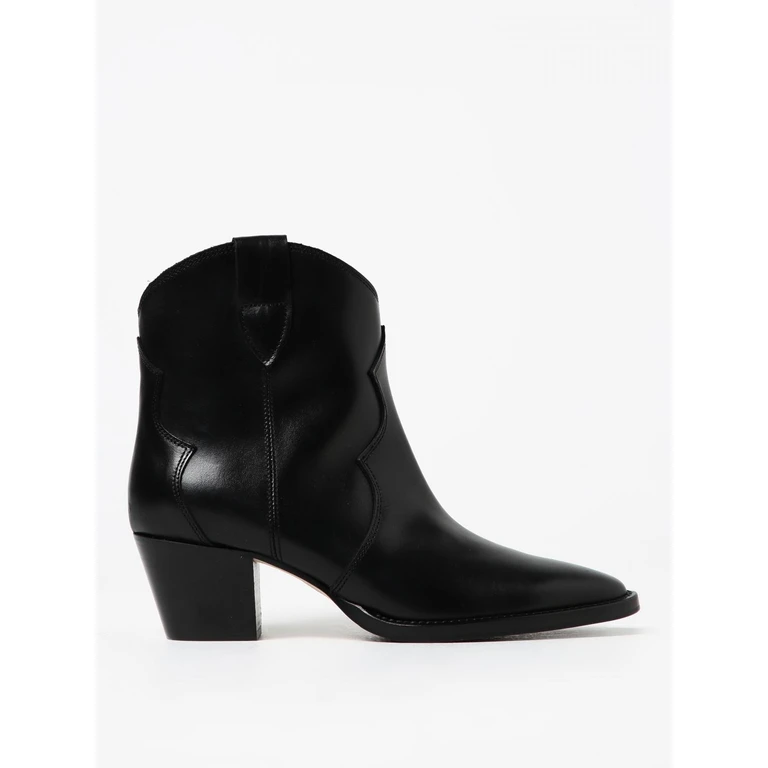Flat Ankle Boot Woman color Black (9659NATURENERO)
