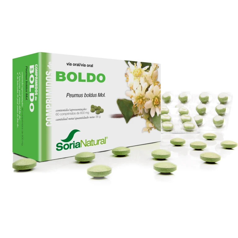 Boldo 600 Mg 60 Tablets