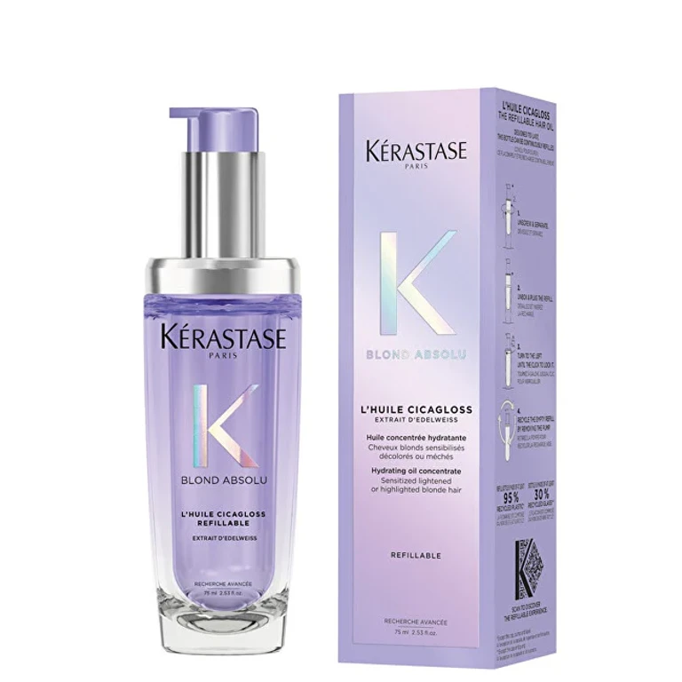 Kérastase Hydrating Oil for Blonde Hair Blond Absolu Cicagloss (Hydrating Oil for Hair) 75 ml