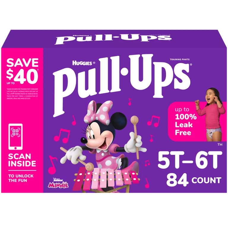 Girls Potty Training Pants 5T-6T, 84 Count