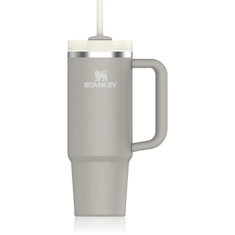 Quencher H2.O FlowState™ Stainless Steel Water Bottle with Straw Ash 890ml