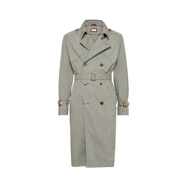 Khaki Belted Trench Coat