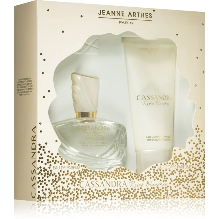 Cassandra Roses Blanches Women's Gift Set Body Milk 150ml + Eau de Parfum 100ml
