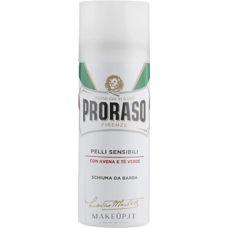 shaving foam for sensitive skin with white green tea 300 ml