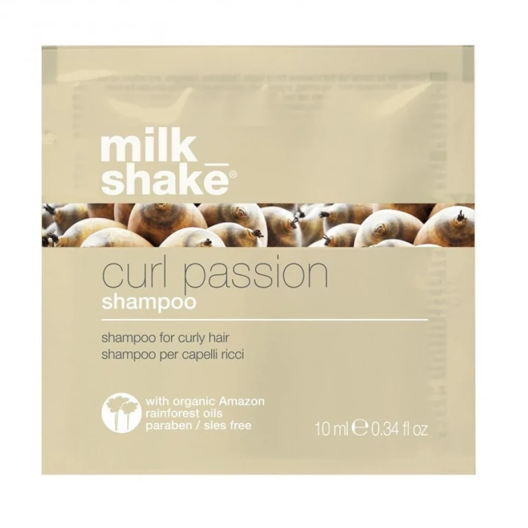 Curl Passion Shampoo Hair Without Parabens Softness and Manageability 10 ml