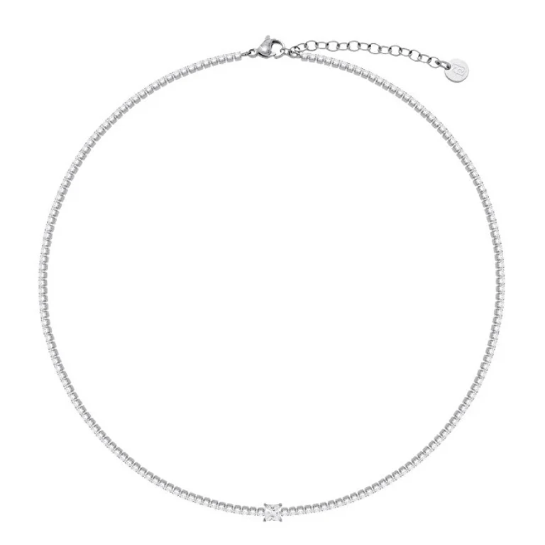 Liu Jo Glitter Tennis Necklace for Women Lj3030