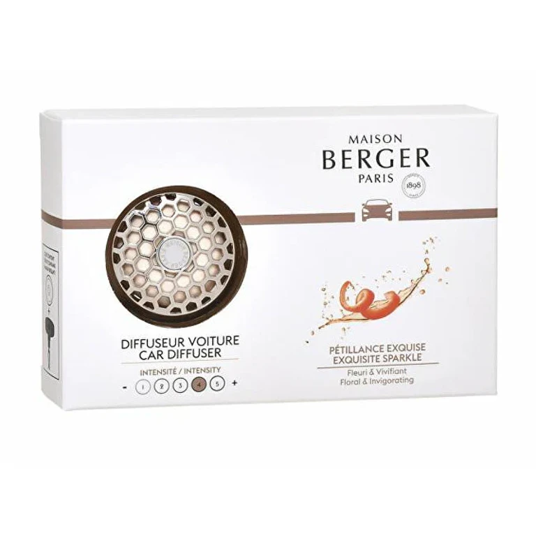 Chrome Car Diffuser Gift Set + Exquisite Sparkle Refill