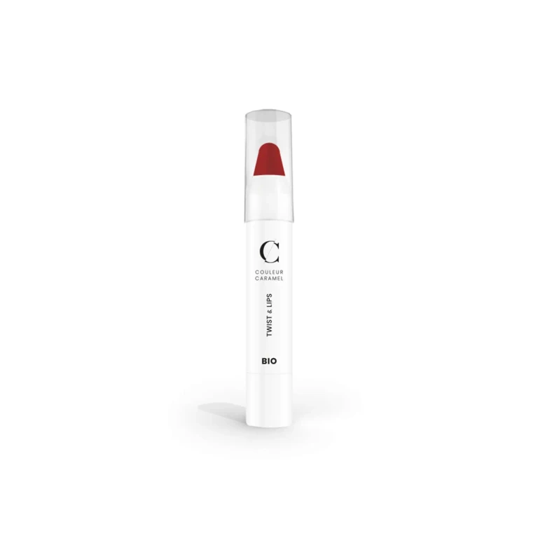 Lipstick Couleur Caramel Twist & Lips 407 Glossy Red 1 unit