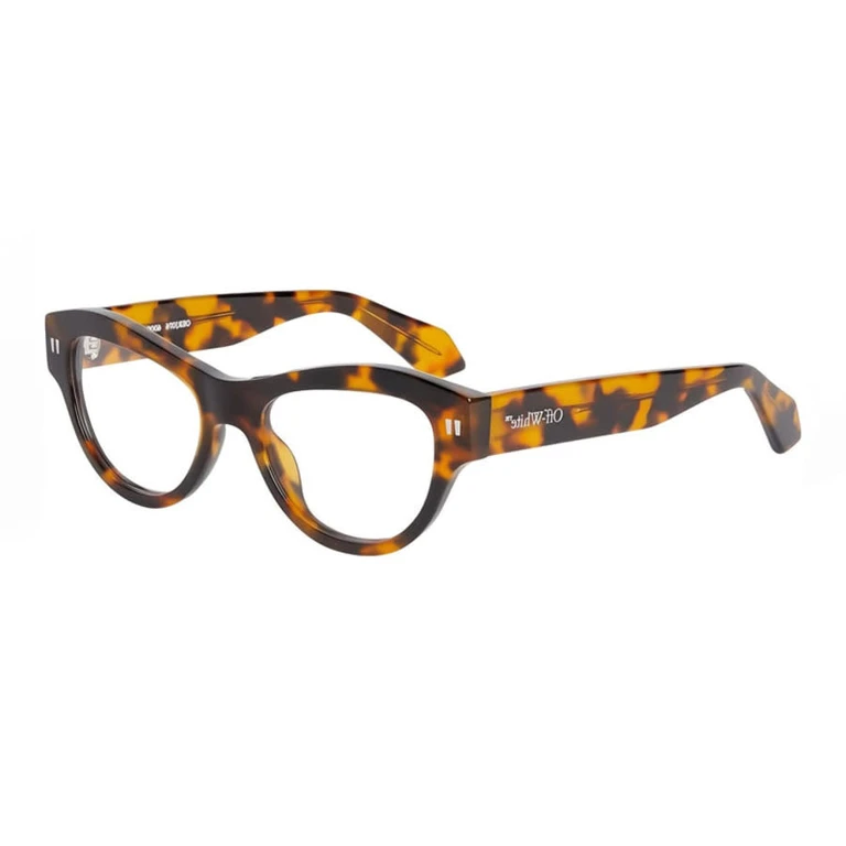 Off-White Ladies Black Cat Eye Eyeglass Frames OERJ076STYLE76 6000