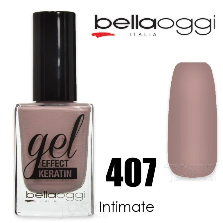 Gel effect keratin gel effect nail polish with keratin 407