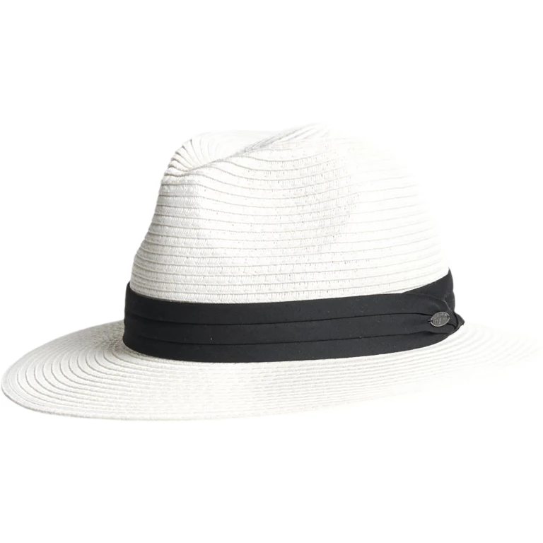 Franco Large Fedora Hat with Trim - Unisex