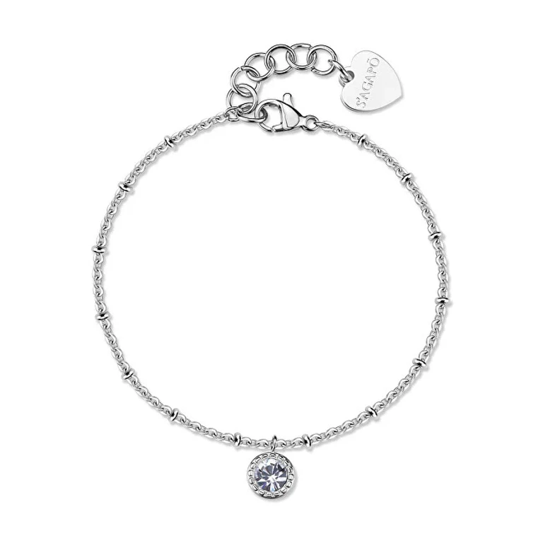 High-Quality Steel Bracelet With Crystal Aurora Sar62