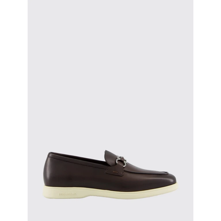 Gancini Leather Loafers (028298774494007)