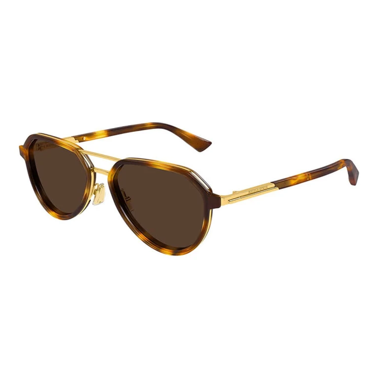 Mens Black Aviator Sunglasses BV1373S 002