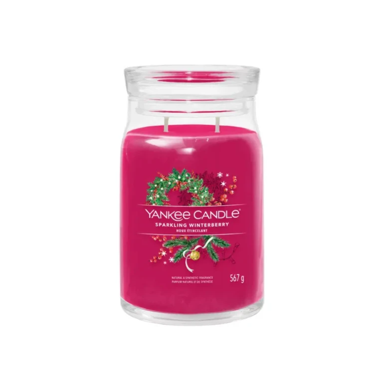 Winterberry Sparkling Wine Signature (glittering winter berries) - Scented candle - 567.0 g