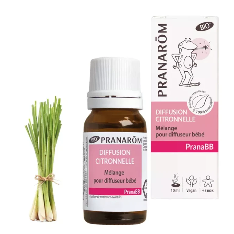 Pranarom Pranabb Organic Lemongrass Diffusion 10ml