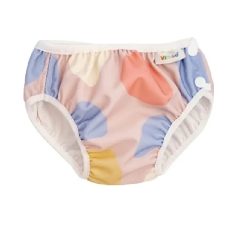 Swim Diaper-Panties Xl, Pink Shapes