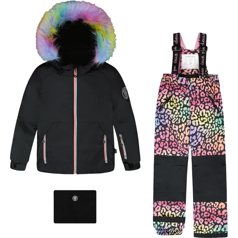 Multicolor Play Two-Piece Snowsuit - Little Girl