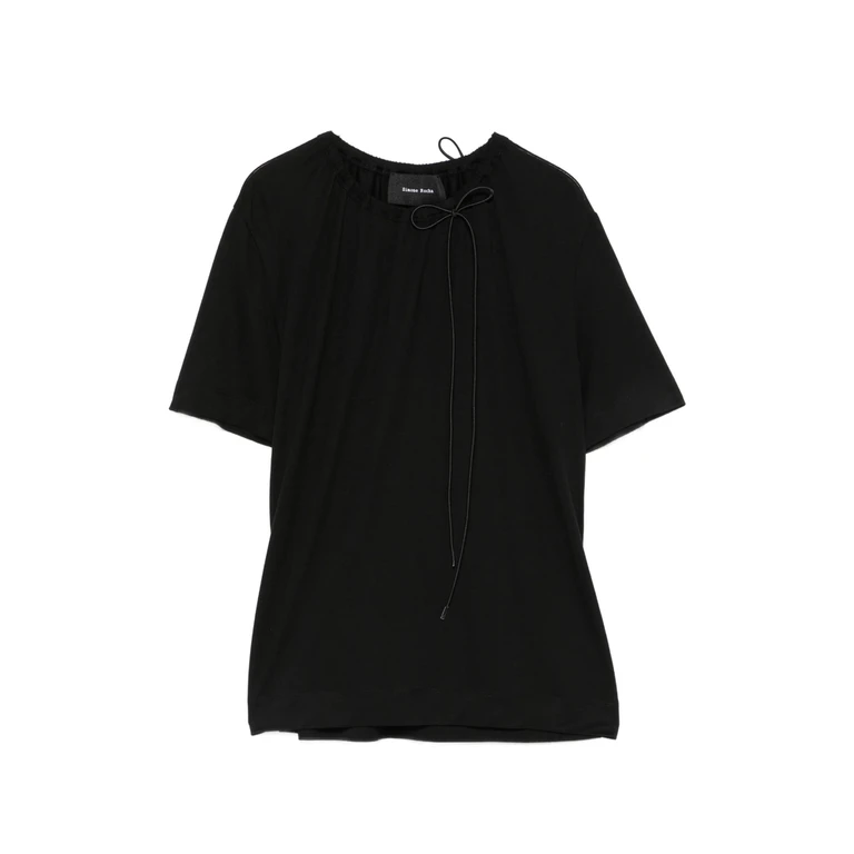 Bow-detail T-shirt