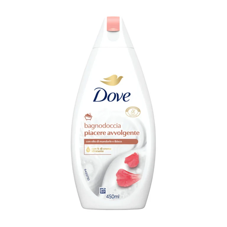 Shower Gel Enveloping Pleasure With Almond Oil And Hibiscus 450 ml