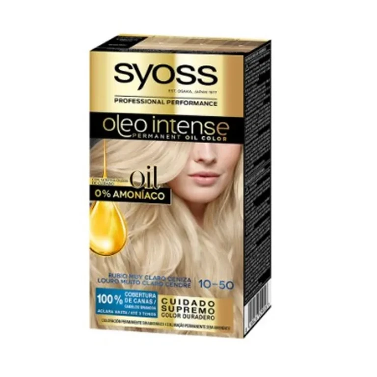 Oleo Intense Permanent Hair Color 10-50 Light Ash Blonde